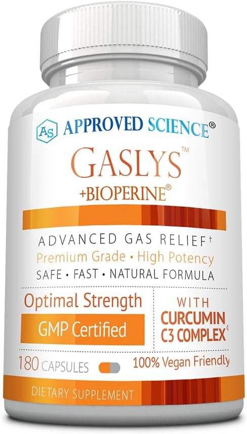 Guarnizioni di scienza approvate - Tratto digestivo, Gas e Stomach Supplemento - con polvere di carciofo, zenzero, semi di finocchio - 180 Conte - Confezione da 1