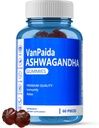 Vegan Ashwagandha Gummies, Calmante, Qualità del sonno, Integratori di supporto della memoria e cognitivo, Rilassante, Restorativo, Vitamina D, Supporto immunitario, Estratto di radice di Ashwagandha del Sudafrica organico, senza glutine.