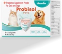 Animali Probisol, Polvere Probiotica per cani e gatti, aiuta a sostenere un sano Immune, Sistema Digestivo, Dicreare Foul-Smelling Waste, Meglio Digestione/Milk Flavored/ 5.3oz (150g)-30 Packets