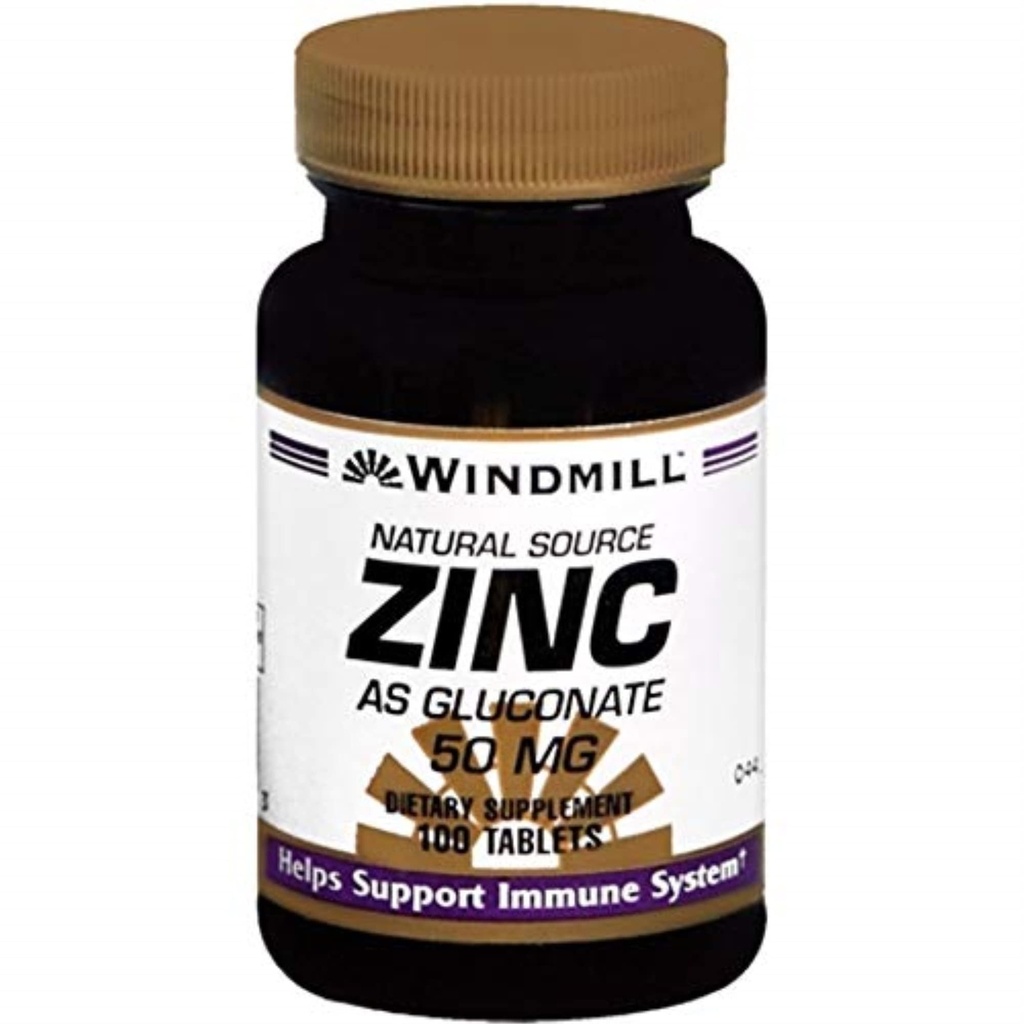 ZINC TAB GLUCONATE 50 MG WMILL Dimensioni: 100