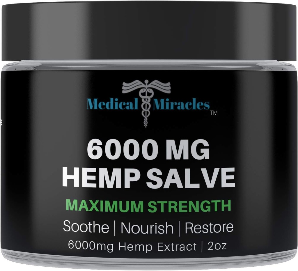Medico Miracles 6000 MG Massima resistenza Guarigione Salve Uso per HIPS, Giunti, Neck, Indietro. Realizzato con i migliori ingredienti disponibili