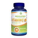 Herbalxpress Vitamina C 500mg con HIPS rosa, acido ascorbico e agrumi bioflavonoidi 50 compresse (1 vasca) - il potente Duo:- un approccio complementare per aumentare il vostro sistema immunitario.