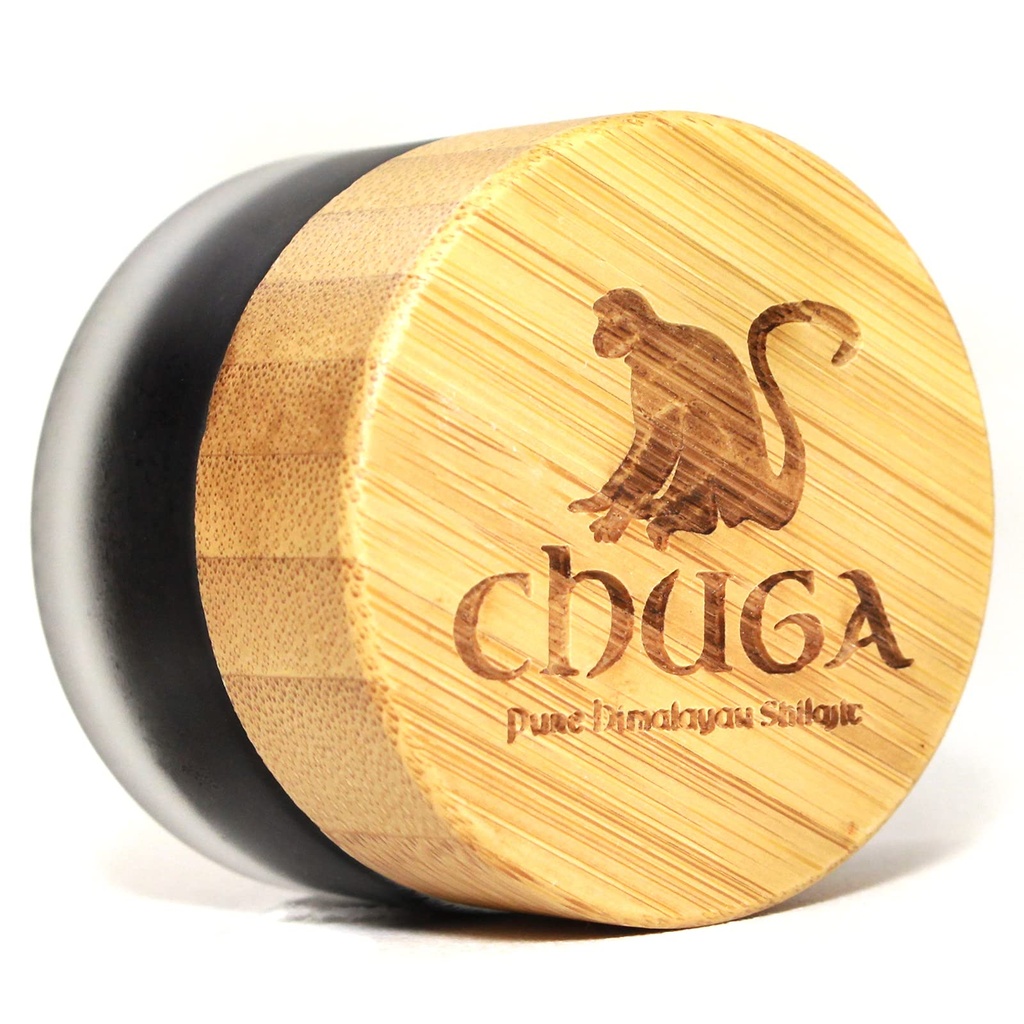 Chuga's Pure Himalayan Shilajit per gli uomini e le donne | Organic Shilajit Harvested 16.000ft | Lab Tested in USA, 74+ Acido Fulvico, Grade A, Booster immunitario, Shilajit Resin 20 Grams, 100 Servings (Pack of 1)