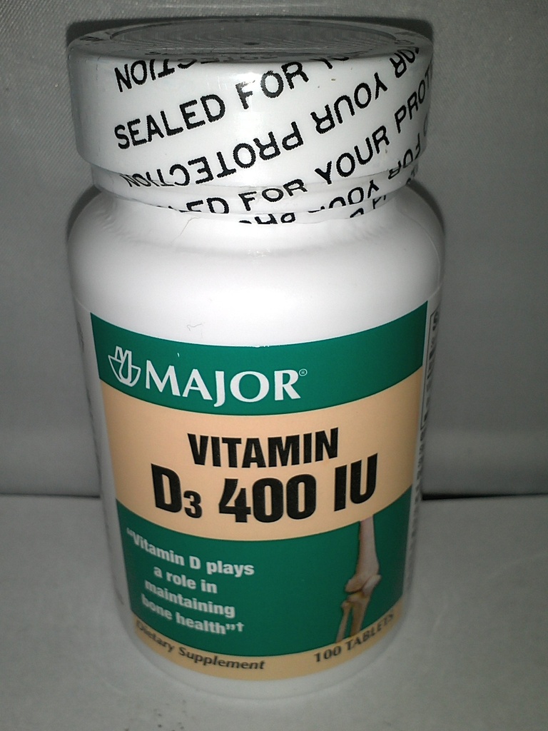 Vitamina Generica D3 400 IU Integratore alimentare Bone Health 100 compresse