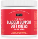Supporto per la vescica per cani Rapporti Naturali - L'unico bisogno dei cani per il supporto della vescica - 120ct Supplements che contengono mirtillo e D- Mannosio per aiutare nella funzione del rene