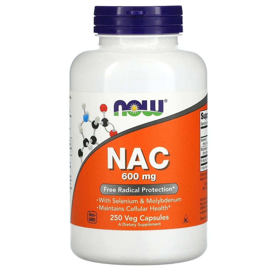 Ora Alimenti, NAC 600mg con Selenium, 250 capsule (Pack of 2)