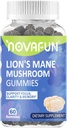 Gummies Mane Mushroom Lion – 1000mg per il supporto Focus & Cognitive, senza glutine e senza glutine, aroma di bacche miste, 60 Count