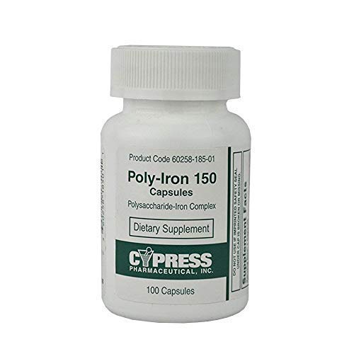 Poly-Iron 150 capsule Confronta a Niferex 150, 100 ea