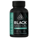 Halal Natural Black Seed Oil Capsule 1000mg Pressati a Freddo, Vegan, Non OGM Nigella Sativa Capsule, Gluten Free Pills | 90 Count, 1000mg PS