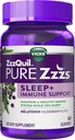 ZzzQuil Pure Zzzs Dormire + Supporto Immune Melatonin Dormire Gummies con Elderberry, Zinco, Camomilla, Lavanda, & Valerian Root, 1mg per Gummy, 60 ct
