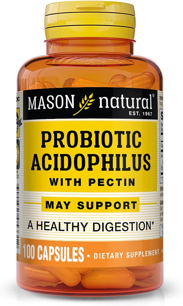 Acidofilo naturale massone con capsule di pectina, aiuto digestivo - 100 Ea