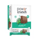 Barrette di Wafer Proteine di Crunch di Potere, Spuntini ad alta proteina con gusto delizioso, menta di cioccolato, 1,4 oncia (12 Conte)