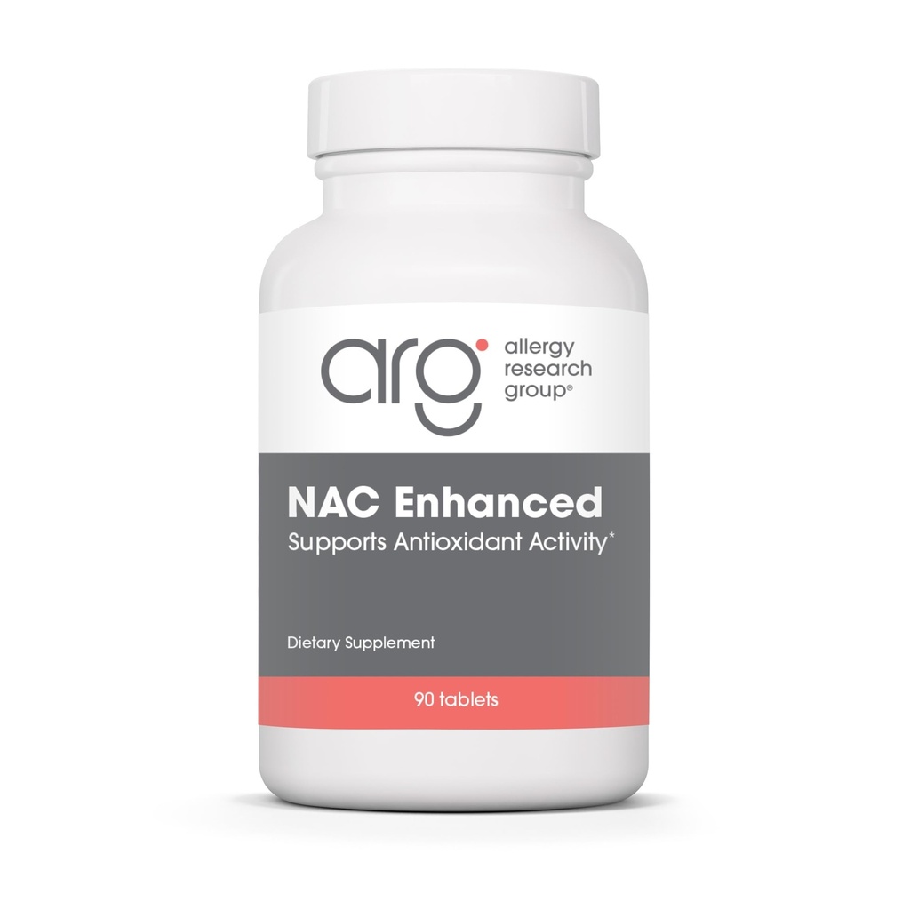 Gruppo di ricerca allergia NAC Enhanced Supplement - N-Acetyl-L-Cysteine, Precursore di Glutathione, Supporti Funzione immunitaria, Liquidazione del muco - 90 Conte