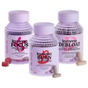 Lemme Burn, Debloat & Focus Bundle | Metabolismo & Fat Burning + Bloating & Gas Relief Capsule + Focus & Brain Health Gummies | Gluten-Free, Non-GMO | 60 Count Capsules & 50 Count Gummies