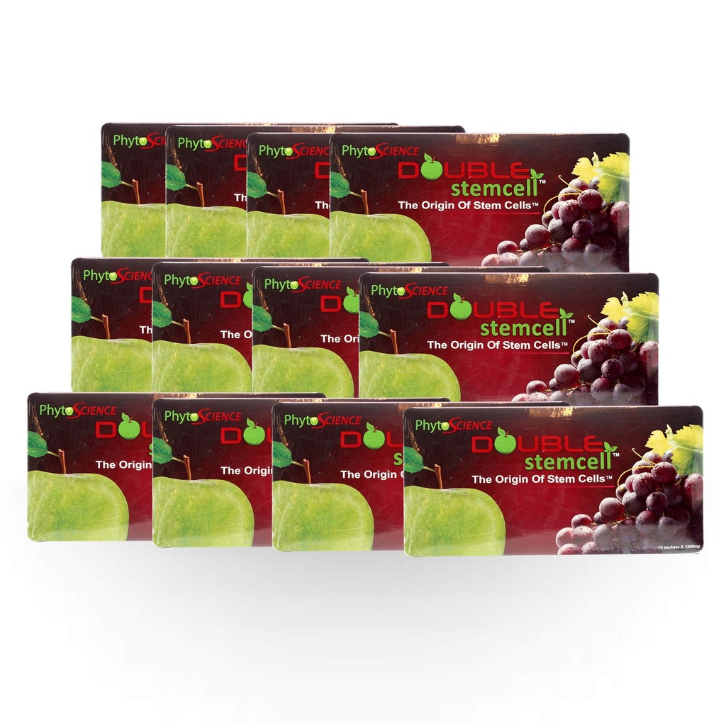 (Swiss qualità Formula) 12x Phytoscience PhytoCellTec Apple Grape Doppia StemCell staminale cellulare anti invecchiamento