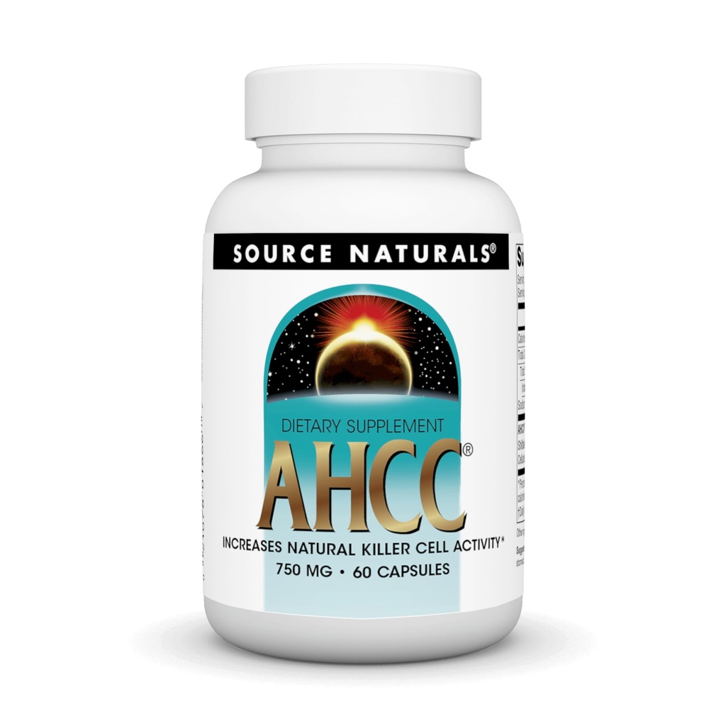 Fonte Naturals AHCC 750 mg Aumenta l'attività naturale delle cellule del killer* - 60 capsule