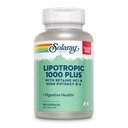 SOLARAY Lipotropic 1000 Plus con Betaine HCl & High Potency B-6, Digestione sana, Energia e Fat Metabolismo Supporto, Lipotropic Complex Plus Aloe Vera, 60 giorni di garanzia, 30 Serve, 180 capsule