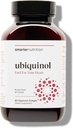SMARTERNUTRITION Ubiquinol 100mg + Natural Plant-Based Complete Omega 3 6 9 - Clinically Studied Ahiflower® Oil - Ultra Absorption CoQ10 per il supporto cardiaco - Non-GMO - 60 Softgels[30-Day Supply]
