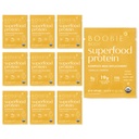 Boobie Corpo Superfood Protein Shake per Mamme, Gravidanza e Lattazione Sostegno Polvere proteica per aumentare la fornitura di latte, Probiotici, Organico, Latticini-Free, Gluten-Free Vegan Vanilla Cookie Single Srv 10pk