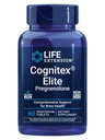 Estensione della vita Cognitex® Elite Pregnenolone, salvia, Mirtillo, Ashwagandha, fosfatidilserine, Formula avanzata, Attenzione, Focus, Memoria, Senza glutine, Non OGM, Vegetariano, 60 compresse