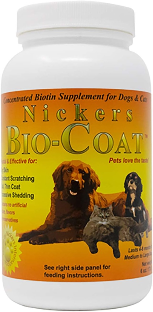 Bio Coat Concentrato Biotin Supplemento - 6 oz