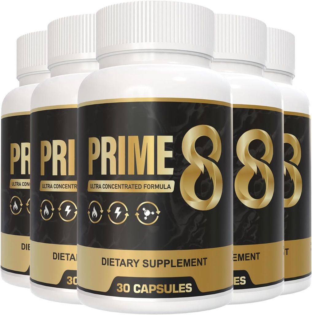 PRIME 8 100% autentico originale | Prime8 Formula ufficiale (5 Pack) per 150 giorni