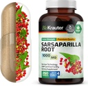 BIO KRAUTER Sarsaparilla Root Capsule - 1000 mg di resistenza - 250 Vegan Sarsaparilla Extract Caps - No Fillers