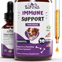 Supporto Immune Cane - Supporto Immune per Cani - Supplemento Immune e Allergia Cane - Booster Immune Cane - Supplemento di Supporto Immune Cane - Supplemento Immune Cane - 1 fl oz
