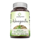 Incredibile India naturale Ashwagandha | 500 Mg Per Serving | Veggie Capsule | Non-GMO | Gluten Free | Made in USA (250)