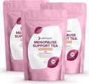 VoomVaya Risparmia 20% su Menopause Support Tea 3-Pack Bundle - Naturale Menopause Relief per le donne w/Red Clover & Black Cohosh - Night Sweats & Hot Flashes Relief - Peach Flavor - 90 Teabags