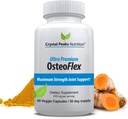Curcuminoidi organici Osteoflex - Natural Turmeric & Bioperine per l'assorbimento ottimale e il supporto massimo del giunto. 60 capsule, 30 giorni di alimentazione