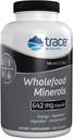 Trace Minerals Wholefood Minerals - Body & Brain Health Support Supplement - Food Health Supplement with Wildflower Bee Pollen & Atlantic Kelp - Aids Nerve Function & Digestive Health - 180 Capsule