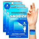 Vitamasques Sleep Patches for Adults, SnoozeMe Wellness Hydrogel Patch (3-Pack) - Dormire con Lavanda, Melatonina, & Valerian Root - Cruelty-Free, Korean Skin Care Sleep Patch