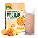 WILD SOCIETY - Clear Whey Protein + Electrolytes - Refreshing Whey Protein Isolate Powder - 20g Protein, 0 Aggiunto Zucchero, GMO-Free, Natural Flavors & Colors - Citrus Punch, 16 oz