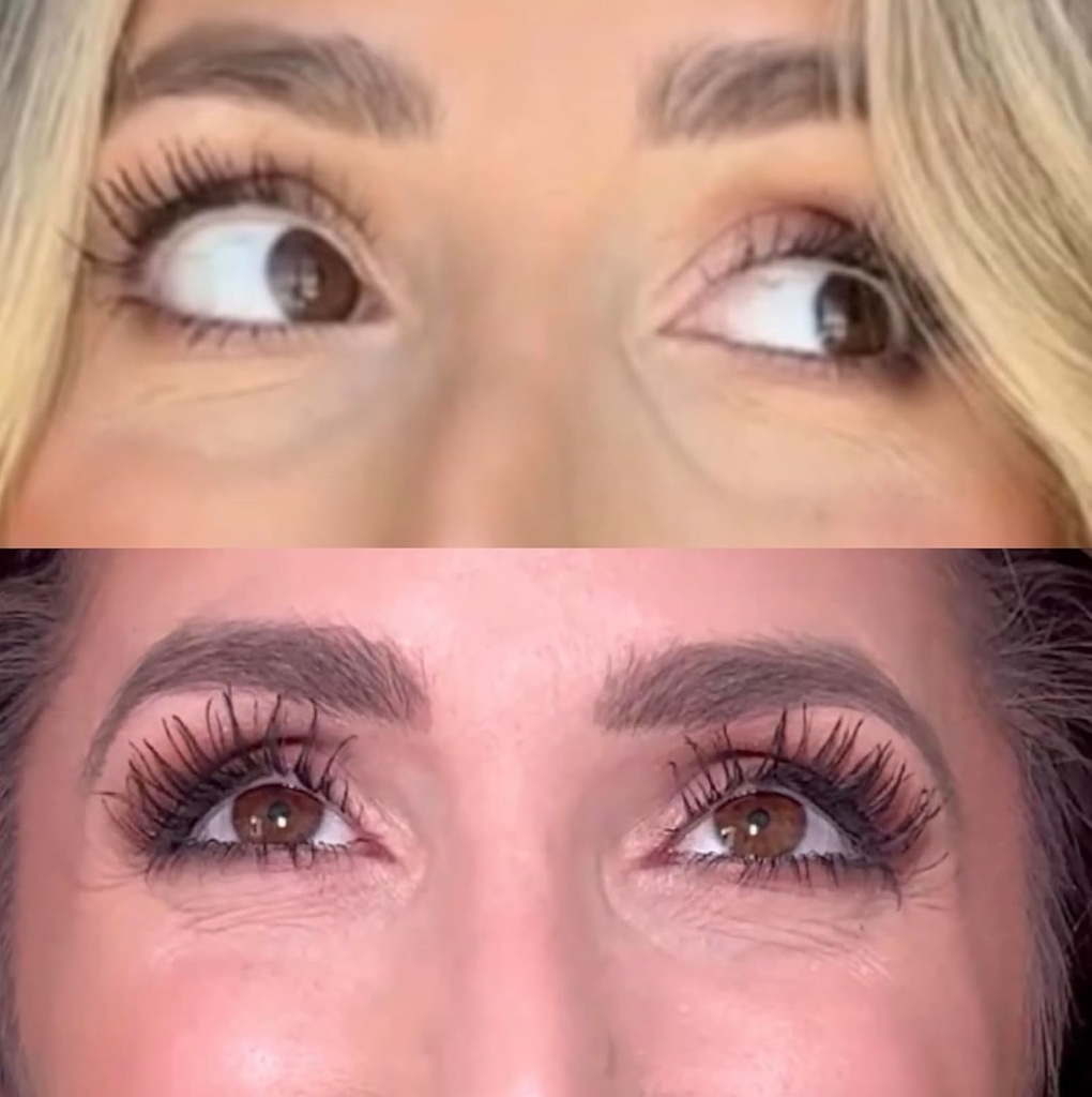 NutraLash di Nutralux Brow e Lash siero di crescita con ingredienti biologici Per gli occhi sensibili - non irritante: Olio di ricino (senza esane) + Vitamina E + Keratin + Biotina, Peptidi, Swertia Japonica Estratto, Olio di semi di zucca, Estratto di radice di acorus Calamus, Estratto di Panax Ginseng, Pentylene Glycol condizionamento per la crescita dei capelli