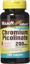 Mason Vitamins Cromo Picolinato Compresse, 60 Conte