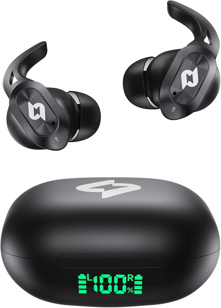 Cuffie wireless Bluetooth Earbuds con custodia ricarica wireless
