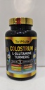 Colostrum Supplement - 10in1 Formula - Combinare con L- Glutamina, Turmerica, Pepe di Cayenne, pectina di mele, Probiotici, Ginger e altro - Salute digestiva, Supporto immunitario - 120 capsule