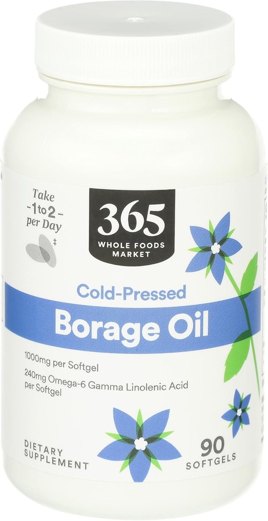 365 da Whole Foods Market, Borage Oil, 90 Conte