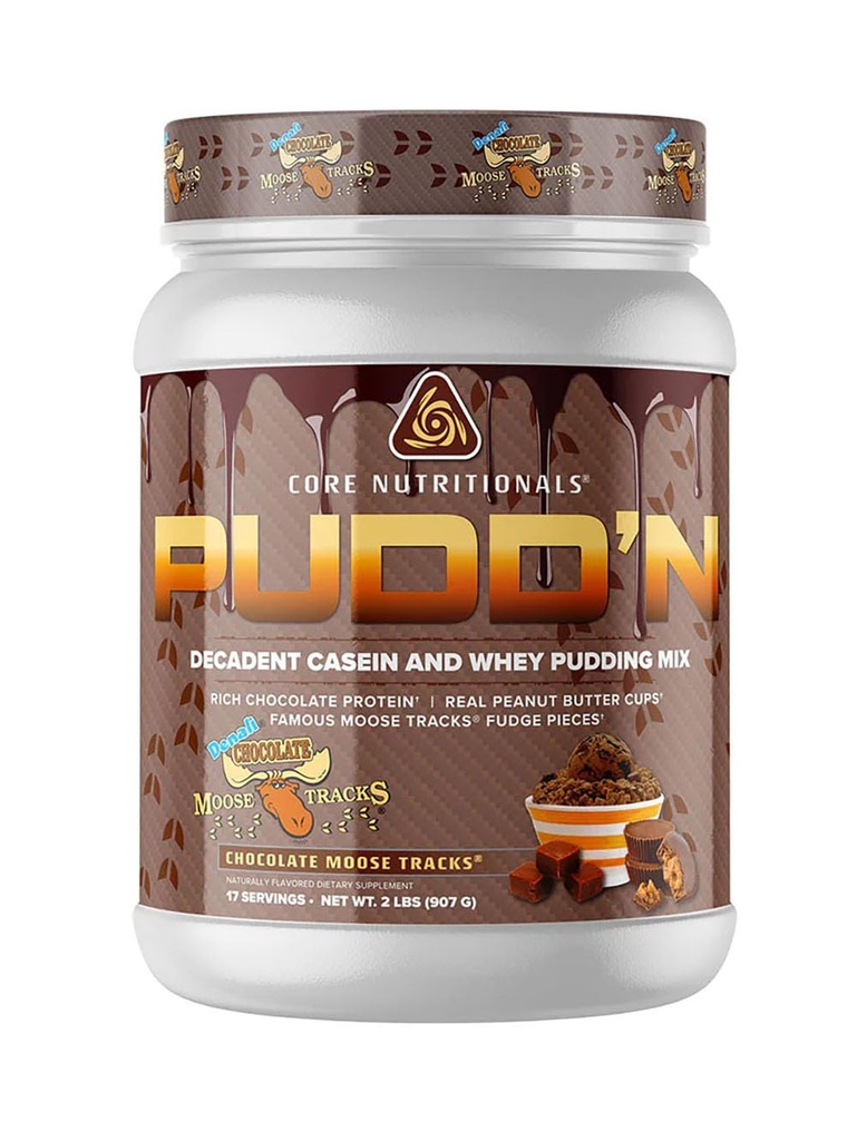 Nutrizioni Nutrizioni Nutrizione Nutrizione Nutrizione, Miscela di Pudding Proteine Decadenti, Miscela di Caseina a Disclosure Piena, Rilascio Accoltoso, Proteina 20G, 17 Serve (Chocolate Moose Tracks, 2 lb)