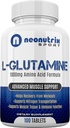 L-Glutamina 1000mg Aminoacido Capsule Post Workout Recovery Supplemento per Immune, Digestivo & Gut Support Nitrogen Transporter per Muscle Recover & Endurance per Uomini e Donne di Neonutrix Sport