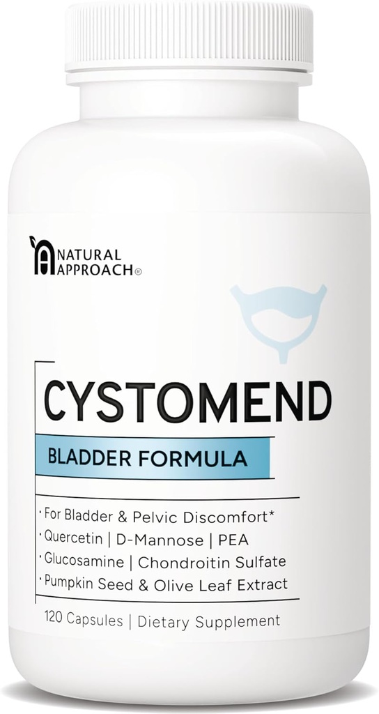 Bladder & Pelvic Discomfort Formula - Support Meno Flares & Urgency* - Supplemento Premium per la salute della vescica e urinaria - Stati Uniti d'America Prodotto & Terzino Testato - 120 Capsule