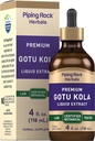 Piping Rock Gotu Kola Extract | 4 Fl Oz | Premium Liquid Herbal Supplement | Vegetariano | Alcohol Free | Non OGM, Gluten Free