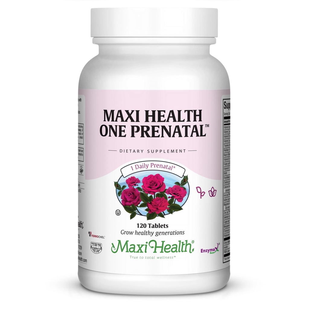 Vitamine Prenatali per le Donne – Una Vitamina Prenatale Quotidiana con Ferro, Folate, Cholina, Vitamina D3, e Nutrienti Essenziali – Supplemento ad Alta Assorbimento per Gravidanza e Preconcezione – 120 compresse
