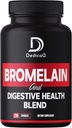 6in1 Bromelain 500mg Supplemento - 1000mg per Serving - 210 capsule con miscela di salute digestiva come Quercetin, Ginger, Turmeric, Papaya - Supporto Salute complessiva, Digestione e sistema immunitario