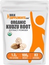 BulkSupplements.com Polvere di estratto di radice di Kudzu organico - supplemento di radice di Kudzu, supplemento di erbe - senza glutine, 1,2g per porzione, 100g (3,5 oz) (pacchetto di 1)