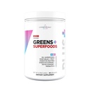 Livingood Daily Greens & Superfood Powder, Super Greens for Gut Health, Polvere di succo verde con Spirulina, clorella e enzimi digestivi, probiotici per il supporto digestivo, bacche, 30 Serve