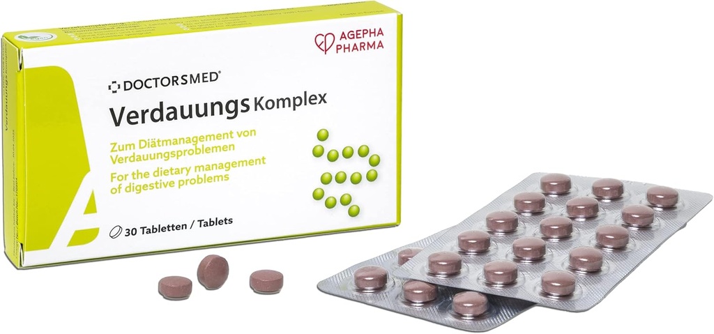 Compresse di supplemento digestivo | Alternativa naturale all'enzima digestivo Aiuto contro Bloating, Indigestione, Cramps e costipazione | 100% ingredienti naturali | Compresse di sollievo dall'indigestione
