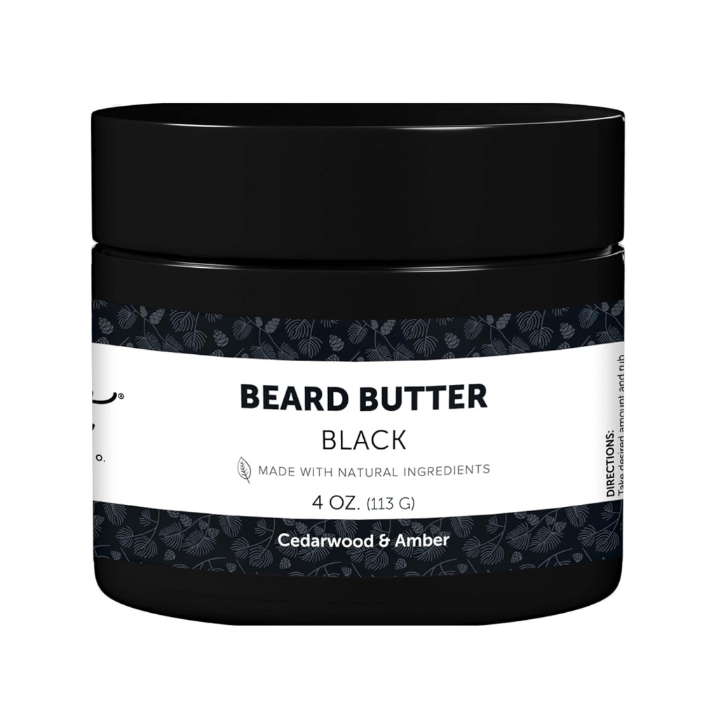 Detroit Grooming Co. Beard Butter for Men | Softens, Thickens & Hydrates con Safflower Oil & Shea Butter | Black Scent, 4oz