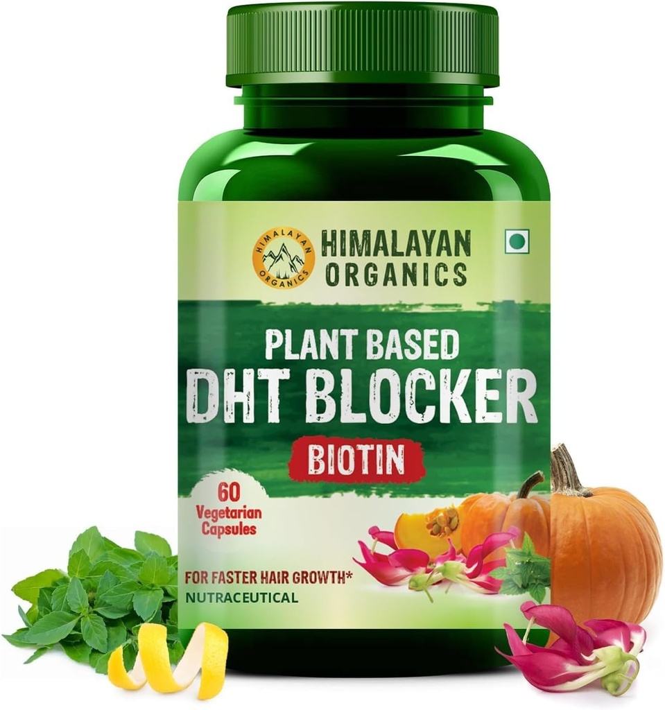Generico Plant-Based DHT Blocker con bontà delle foglie di ortica | per gli uomini e le donne - 60 capsule di veg